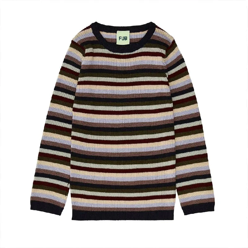 Rib Sweater - Multi Stripe - FINAL SALE