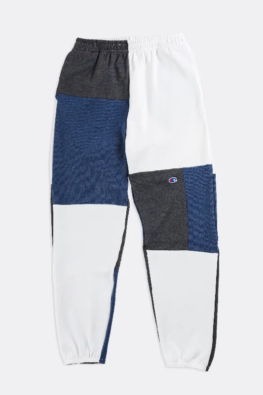 Unisex Patchwork Champion Sweatpants - Women-S, Men-XS