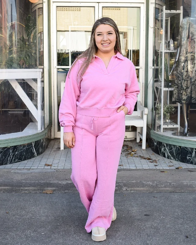 GET COMFY SWEAT SETS - ROSE PINK