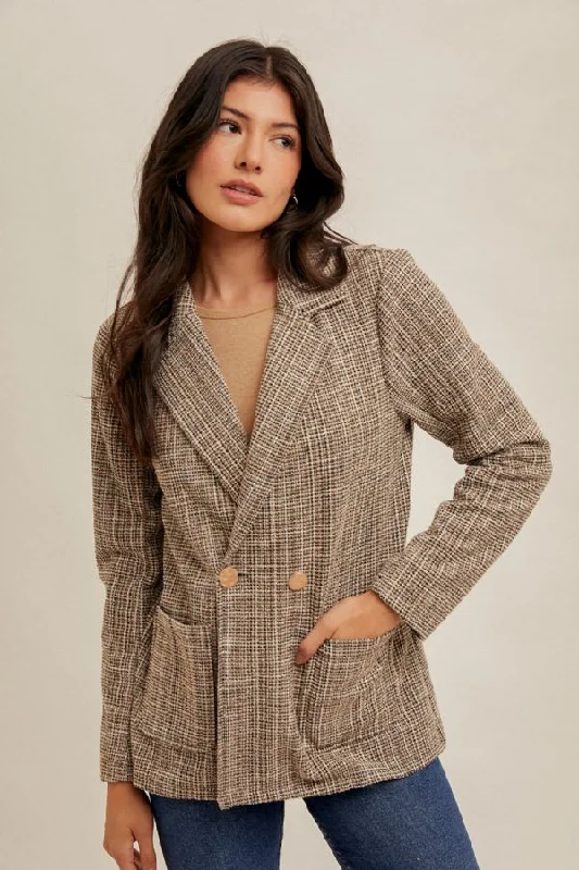 Jacquard Tweed Blazer