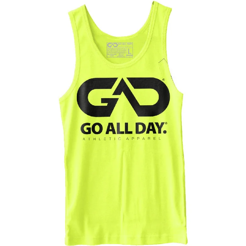 GO ALL DAY® Unisex Tank (Neon Yellow)