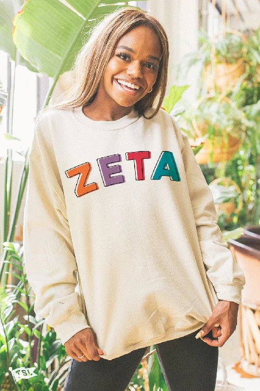 Zeta Tau Alpha Stencil Crewneck