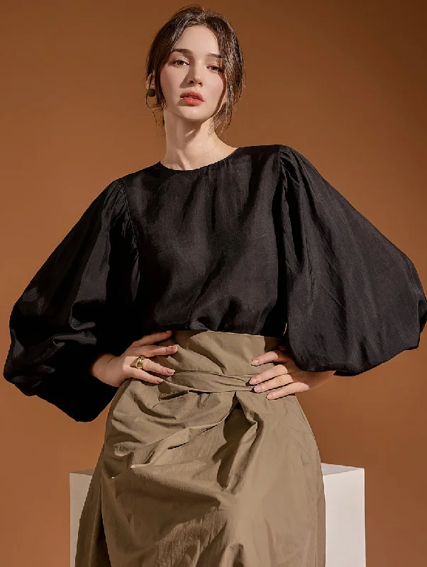 B2879 Puff Sleeve Blouse