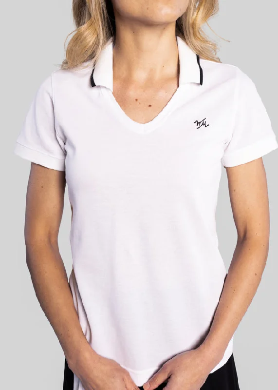 Murray Classic Women's V-Neck Pique Polo