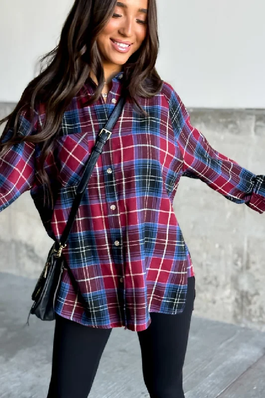 Katie Flannel - Red