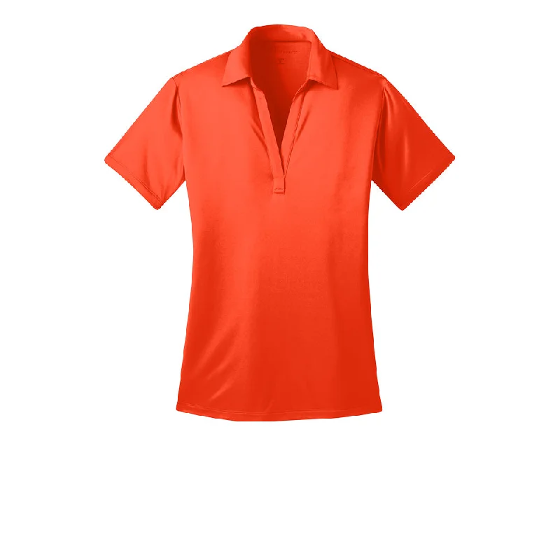 #Port Authority Ladies Silk Touch Performance Polo