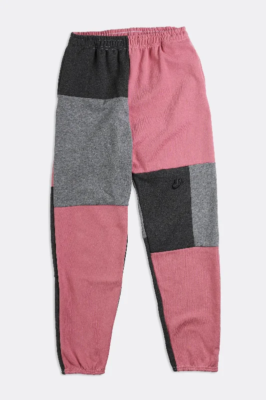 Unisex Rework Nike Patchwork Sweatpants - M