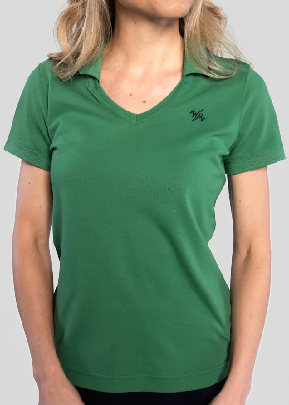 Murray Classic Women's V-Neck Pique Polo