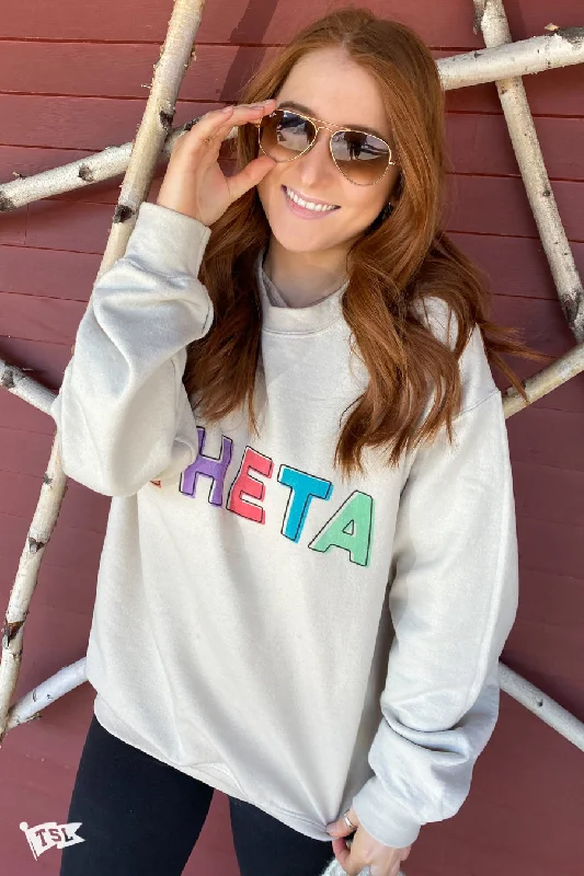 Kappa Alpha Theta Stencil Crewneck