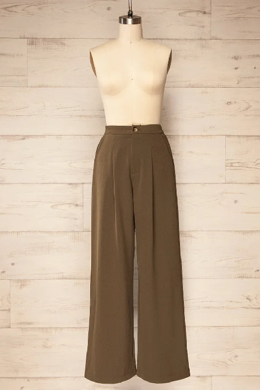 Montreux | High-Waisted Khaki Pants