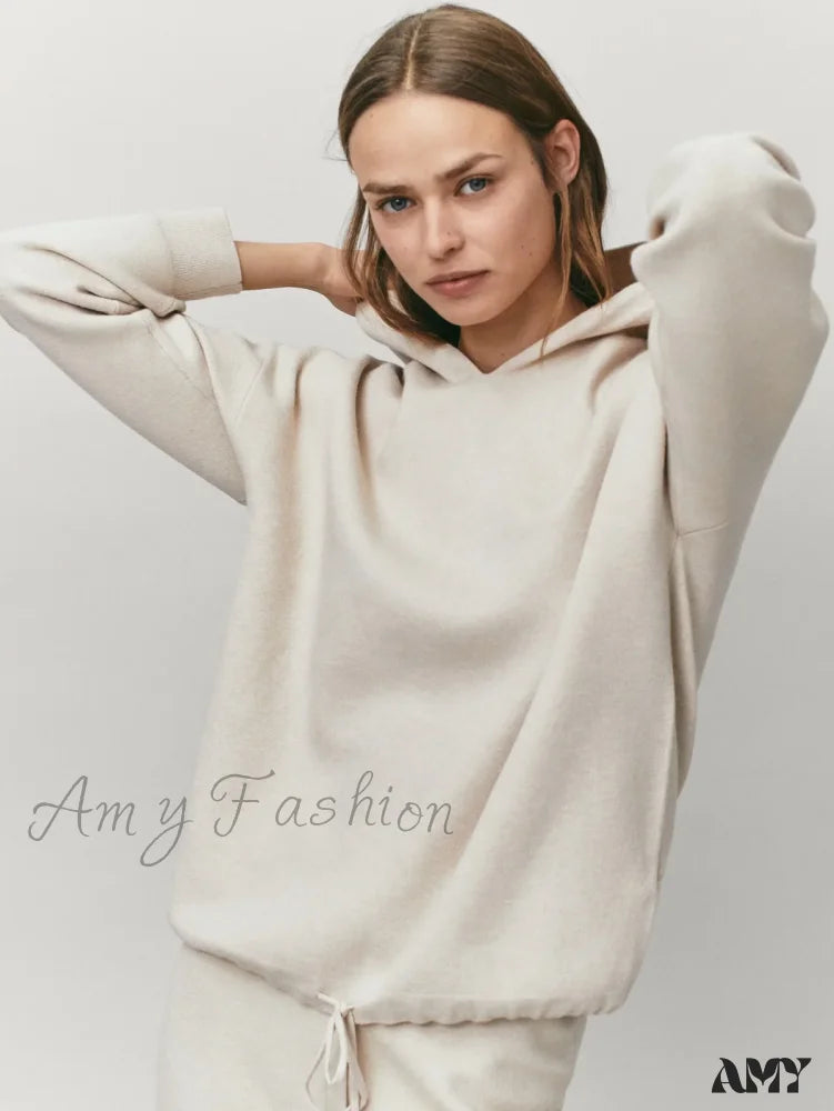 2024 Autumn New Style Trendy Casual Hooded Cozy Stylish Sweater