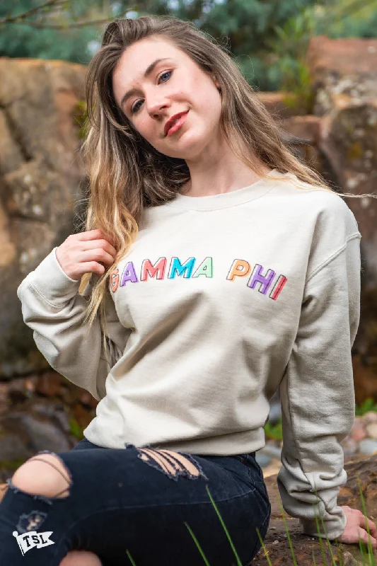 Gamma Phi Beta Stencil Crewneck