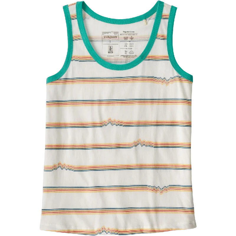 Women's Ridge Rise Stripe Repeat Organic Tank Top