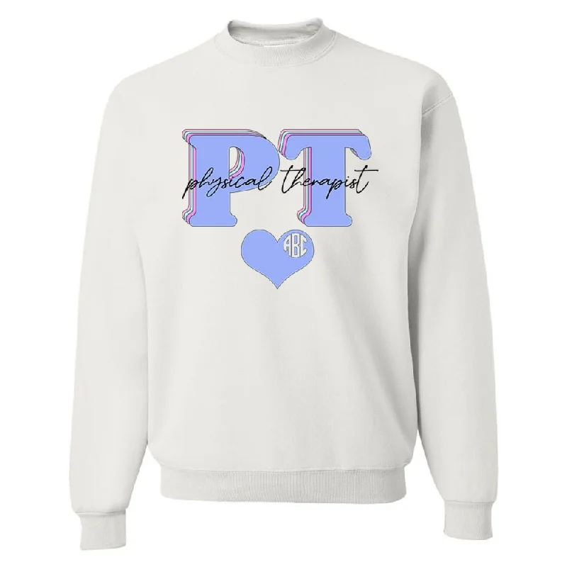 Monogrammed 'Physical Therapist' Crewneck Sweatshirt