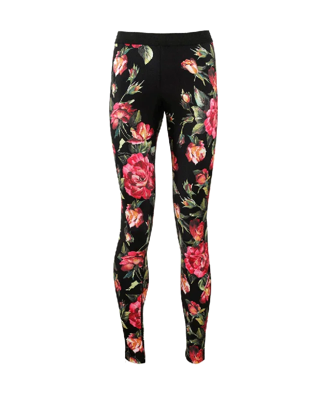 Pink Floral Legging