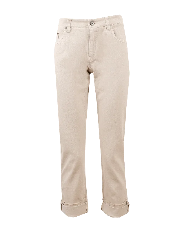 Cuff Boyfriend Pant