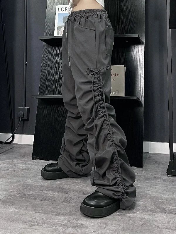 Drawstring nylon pants