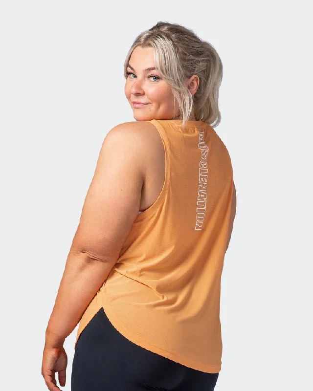 Level Up Training Tank - Apricot