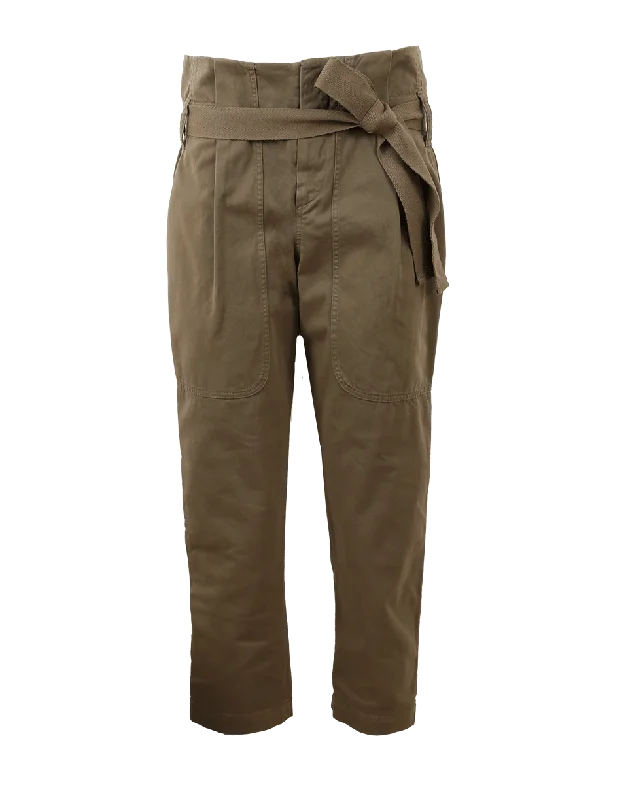 Tie Waist Utility Pant