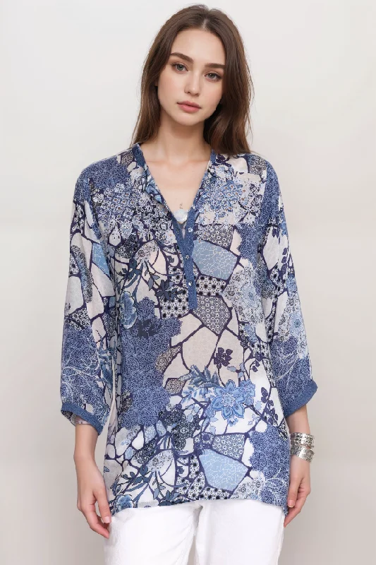 Johnny Was Moonlight Leena Rayon Tunic C29424B2