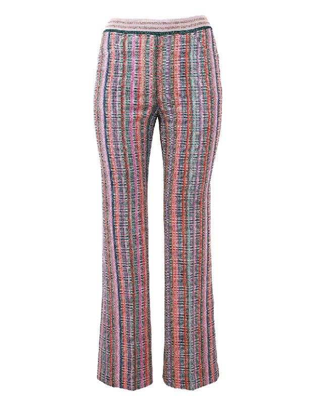 Plaid Flare Pant