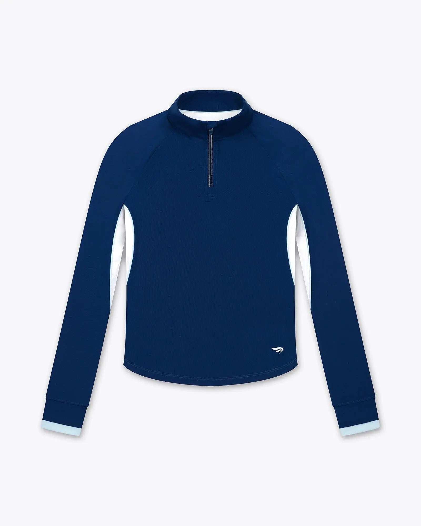 Taylor Long Sleeve Half Zip Top - Navy