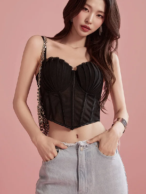 E3379 Sheer Bustier