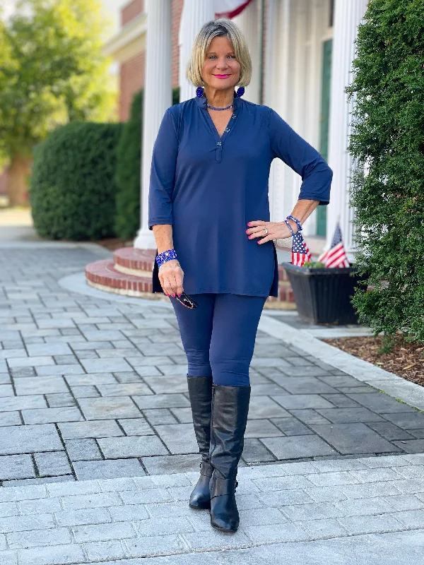 LULU-B NAVY TUNIC