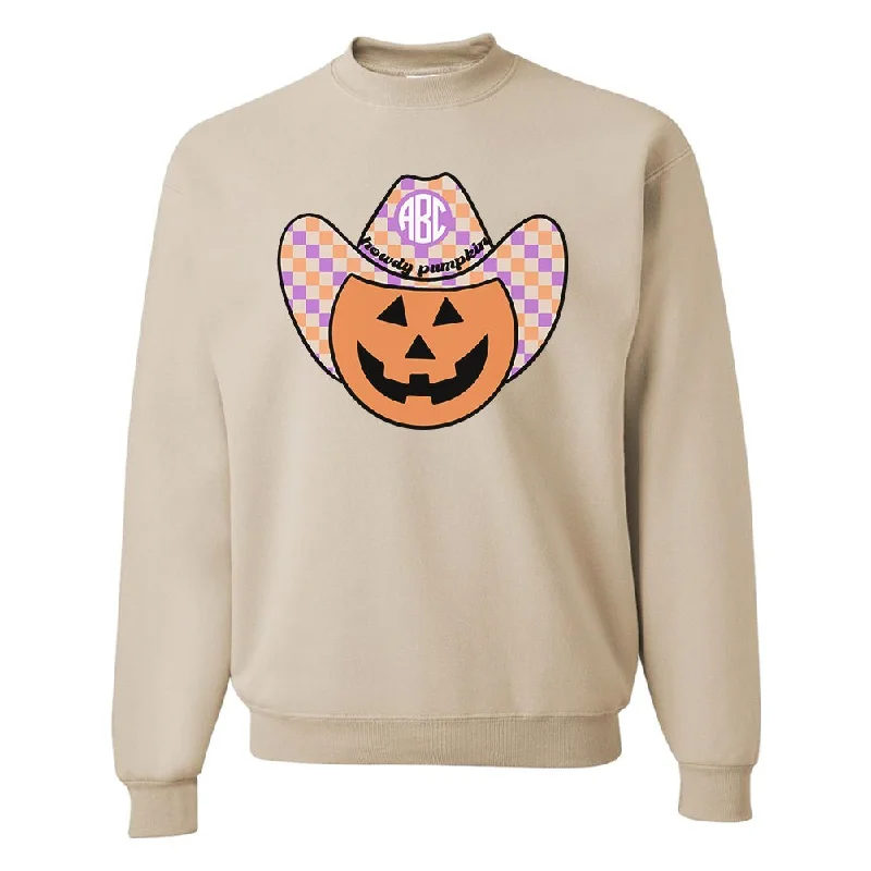 Monogrammed 'Howdy 'Pumpkin' Crewneck Sweatshirt