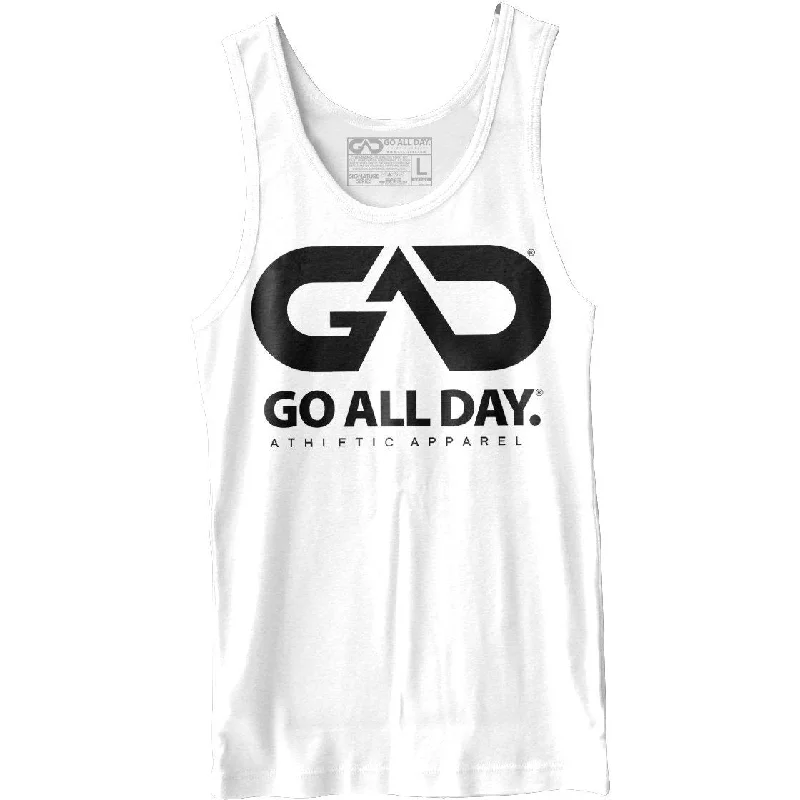 GO ALL DAY® Unisex Tank (White)