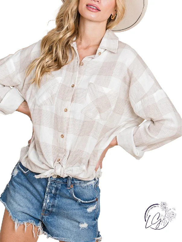 Cowgirl Checkered Blouse