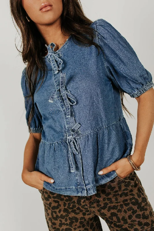 Mia Denim Top