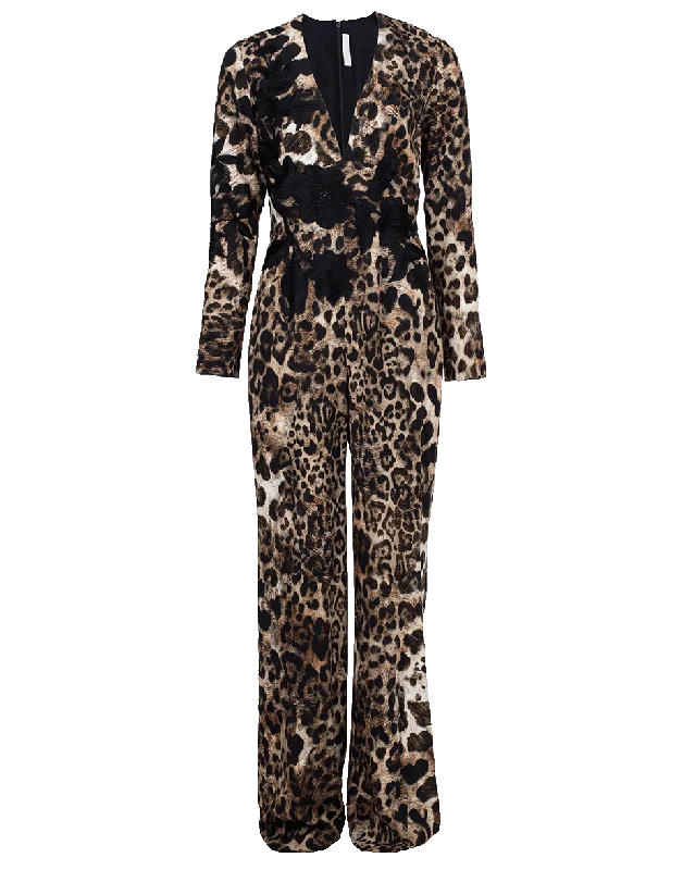 Animal Print Jumpsuit